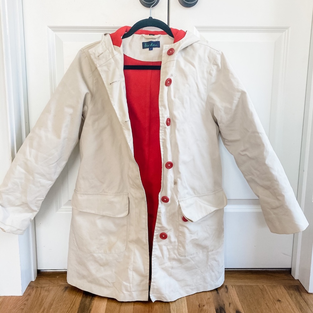 Boded Rain Jacket Size 8